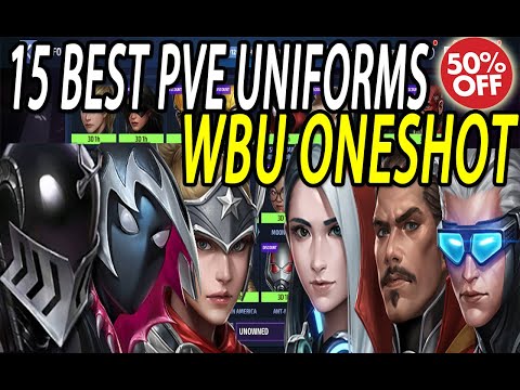 TOP 15 WBU ONESHOT MUST-BUY UNIFORMS GUIDE + ONESHOT SHOWCASE I Marvel Future Fight