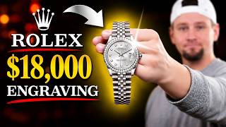 I Took a Laser to an $18,000 Rolex (Luxury Engraving)