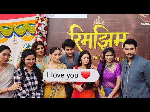 Rimjhim / 100 episode celebration 🎉🥳Sameer gets emotional /#dangal #rimjhim #celebration #newepisode