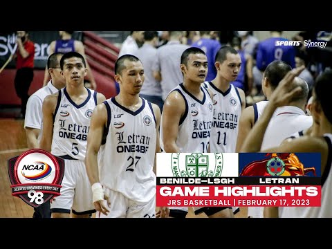 NCAA Season 98 JBT | Game Highlights: Letran vs LSGH | February 17, 2023