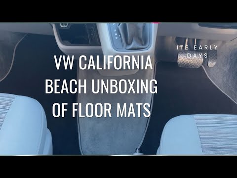 Our new cockpit floor mats for VW California or campervan
