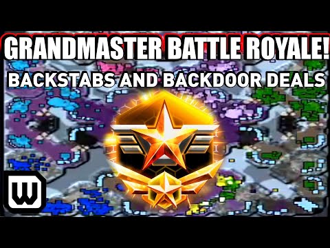 Starcraft 2 GRANDMASTER BATTLE ROYALE #15 | BACKSTABS & DIRTY DEALS