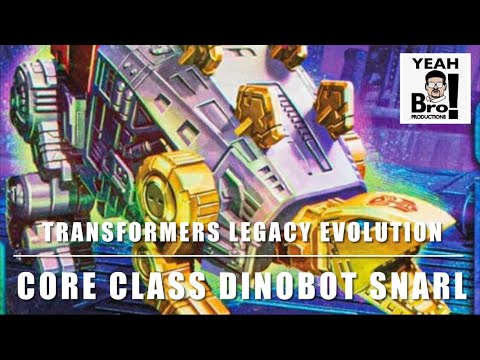 Transformers legacy evolution core class dinobot Snarl 4K video review. Very detailed volcanicus
