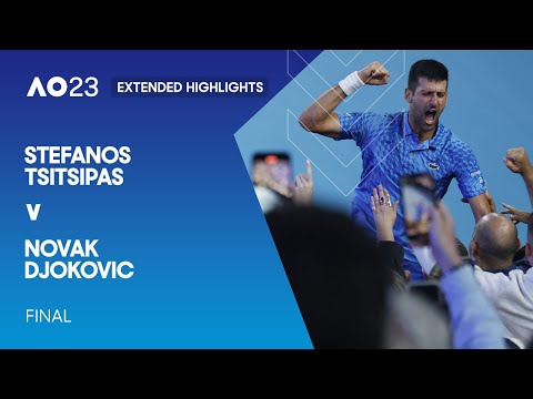Stefanos Tsitsipas v Novak Djokovic Extended Highlights | Australian Open 2023 Final