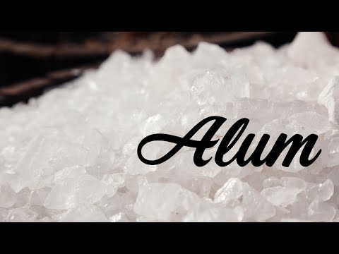 Alum from Drain Cleaner (Two ways)