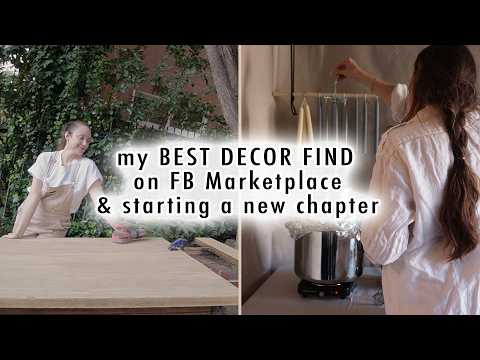 my BEST DECOR FIND on fb marketplace & starting a new exciting chapter | MaCenna Lee
