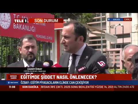 Genel Başkanımız Kadem Özbay, Milli Eğitim Bakanı Yusuf Tekin ile eğitimde şiddet konusunda yapılan toplantı sonradında MEB önünde açıklamalarda bulundu.09/05/2024 | EĞİTİM İŞ