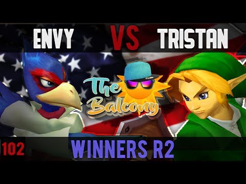 Melee @ the Balcony 102 - Winners R2 ft. Tristan Link (Fox, Link) VS Envy (Falco)