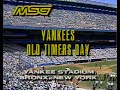 1993 Old Timer's Day at Yankee Stadium - 7-24-1993
