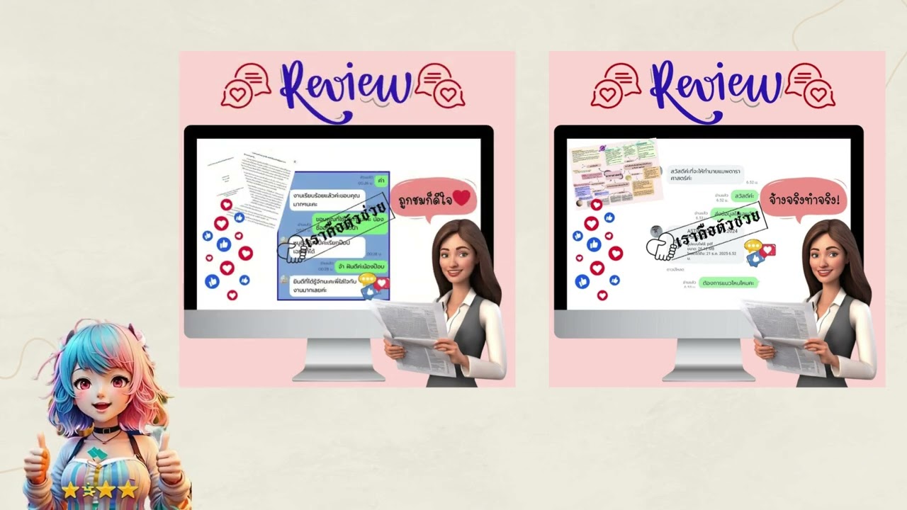 พิมพ์งาน และคีย์ข้อมูล - พิมพ์งาน Word Canva Powerpoint Excel - 2