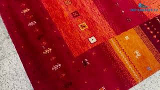 Ručně tkaný vlněný koberec Traditionell Salo – severský vzor  240x340cm 100% střižní vlna