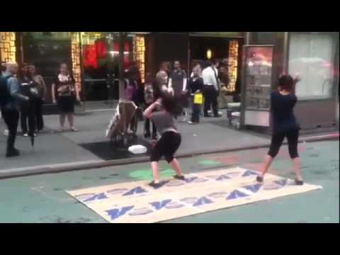 E t Dance performance in Times Square(art Project)