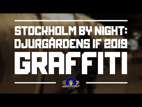Stockholm by night - Djurgården Graffiti 2019