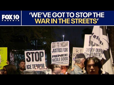 Anti-ICE rally held in downtown Phoenix | FOX 10 Phoenix