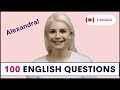 100 Common English Questions With Alexandra How To Ask And Answer English Questions