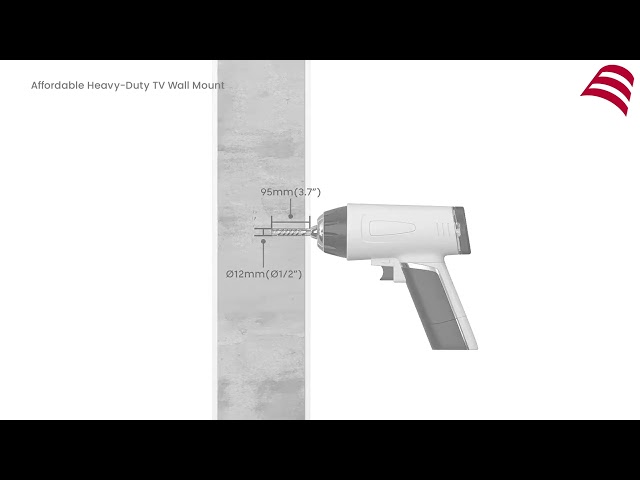 Equip 650338 Soporte de Pared para Pantalla 60"-120" Fijo Heavy Duty VESA 900x600 hasta 120Kg video