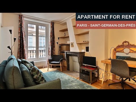 Apartment Tour - 1-Bedroom Apartment Saint-Germain-des-Prés, Furnished Rental in Paris 6 - T061129