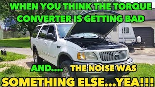 But its actually a Melted catalytic converter! Sounds like a hard rattle.