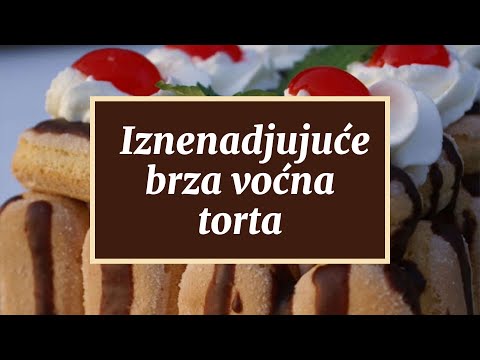 Iznenadjujuće brza voćna torta