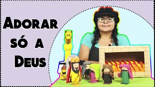 Os Três Jovens na Fornalha - História Bíblica Infantil.