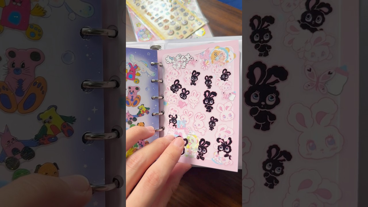 シール帳に新入りを貼っていくよ🩷 #shorts