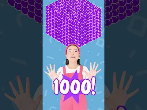 De 1 a 1000 em 30 segundos!! Conta comigo 1️⃣2️⃣3️⃣4️⃣5️⃣… #educaçãoinfantil #números #paracrianças