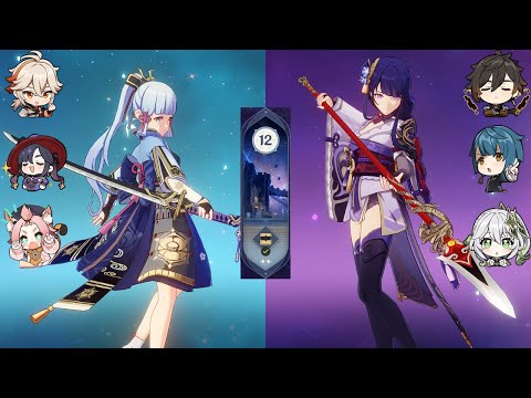 C0 Ayaka Freeze x Raiden Hyperbloom | Spiral Abyss 3.4 | Genshin Impact