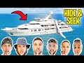 HIDE SEEK On A 30 Million Dollar YACHT The Royalty Family