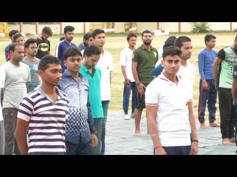 Celebration of 4th International Yoga Day at College of Veterinary Sci. & A.H., NDVSU, Jabalpur on 21 June 2018
