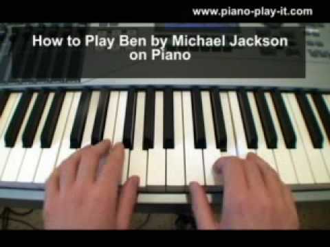 Michael Jackson Ben Piano Tutorial
