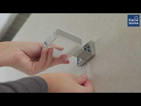 Montage der Wandaccessoire-Serie Meo von Kleine Wolke (Turn-Fix)