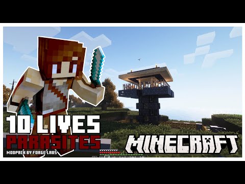 Invading Parasite Island! | Minecraft Parasites | 10 Lives