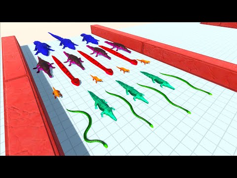 COLORED REPTILES CHAMPIONSHIP - Animal Revolt Battle Simulator
