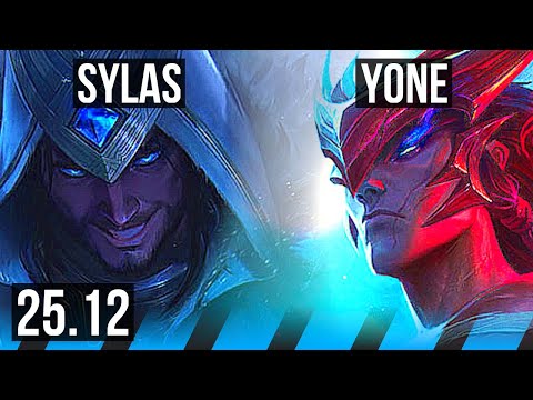 SYLAS vs YONE (MID) | 8 solo kills, 46k DMG, Legendary, 14/4/10 | KR Master | 25.12