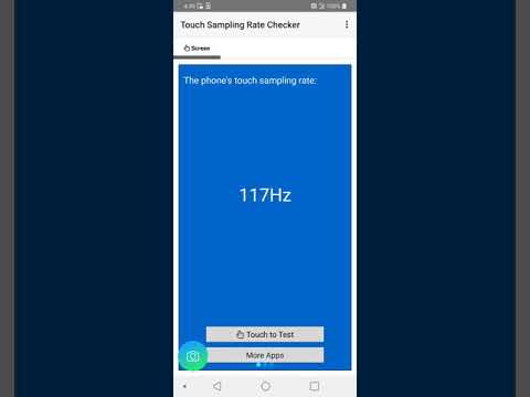 Touch Sampling Rate Checker