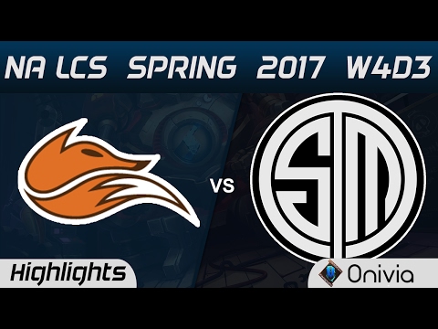 FOX vs TSM Highlights Game 2 NA LCS Spring 2017 W4D3 EchoFox vs Team Solo Mid