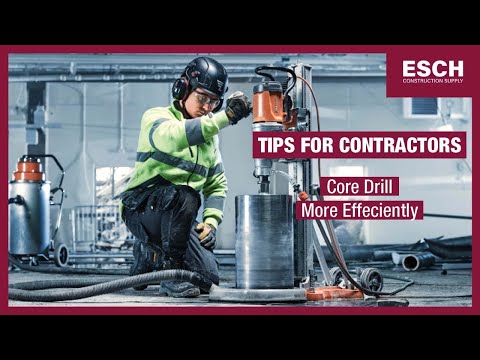 Core Drilling Best Practices - Tips for Successful Core Drilling | Esch Construction Supply