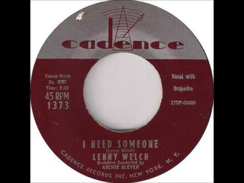 Lenny Welch - I Need Someone 1959