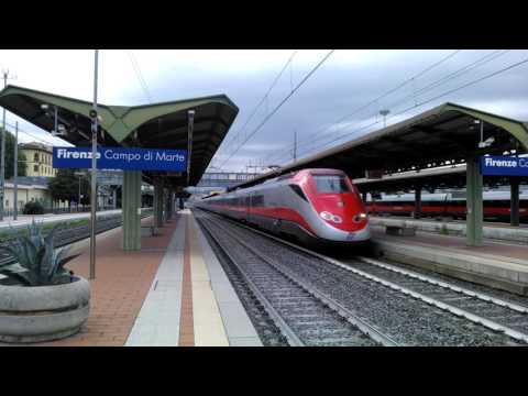 ETR 500 "FRECCIAROSSA" A FIRENZE CAMPO MARTE !