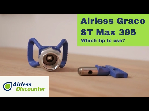 Airless Graco ST Max 395 - Which tip to use? (German with English subtitles)