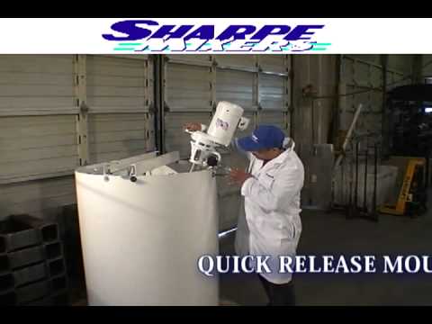 Sharpe Mixers Quick-Release Mounting System