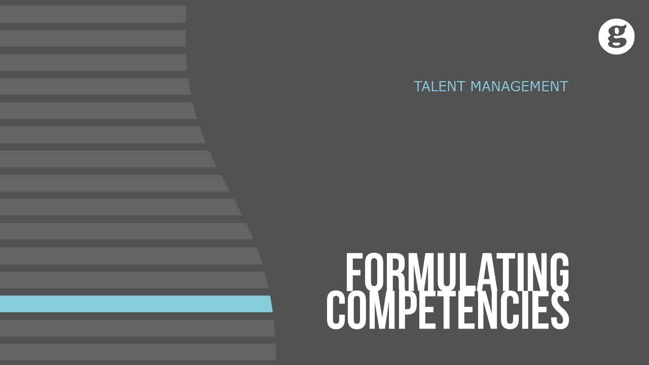 Formulating Competencies