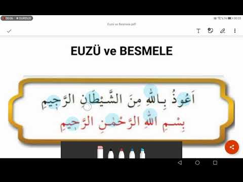 Euzü Besmele (5 tekrar)