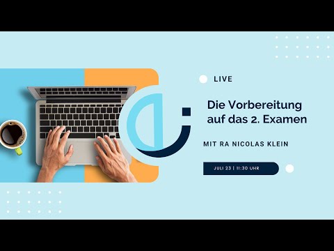 Die Vorbereitung auf das 2. Examen – endlich jura.