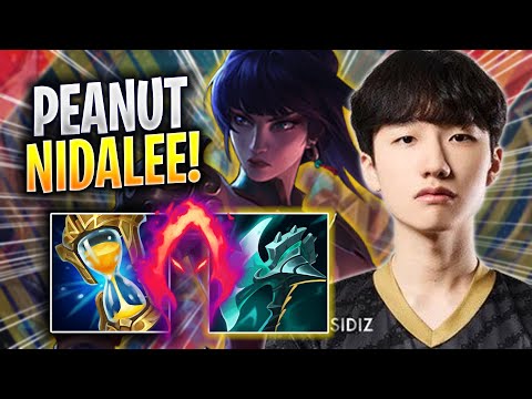 PEANUT IS A GOD WITH NIDALEE! - GEN Peanut Plays Nidalee JUNGLE vs Ekko! | Bootcamp 2023