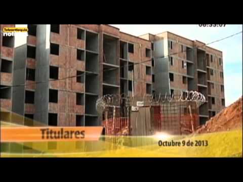 Titulares Teleantioquia Noticias AM miércoles 9 de octubre de 2013