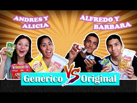 ORIGINALES Vs GENÉRICOS de Productos Peruanos🛒 ft. Alfredo y Barbara