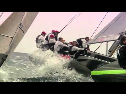 RC44 Puerto Calero Cup 2012 - Day 1 Fleet Racing