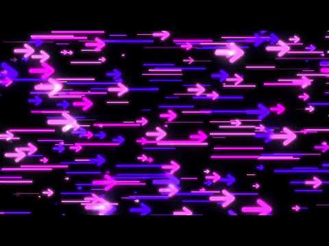 Futuristic Neon Arrows Visuals Loop Background pink and purple Arrows Background video | Screensaver