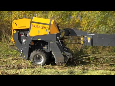 Anderson BioBaler willow harvester